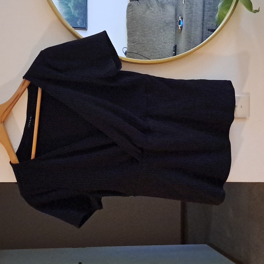 Rib Surplice Tee